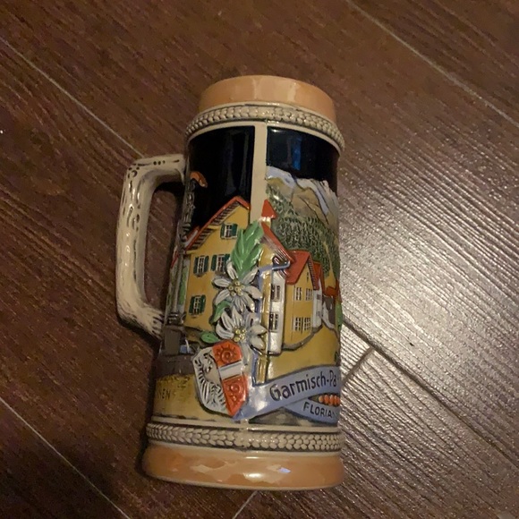 Vintage German gerzit gerz stoneware beer mug - Picture 3 of 8